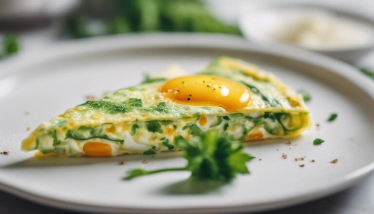 Sous Vide Bitter Melon and Egg White Omelette