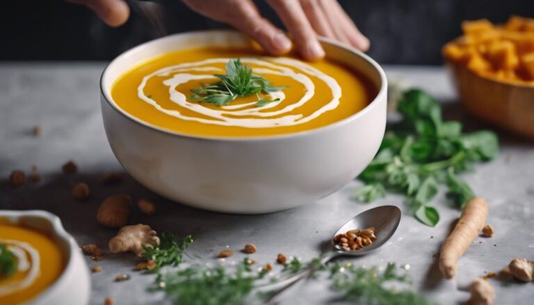 Sous Vide Butternut Squash Soup With Ginger