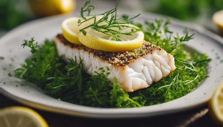 Sous Vide Baked Cod With Rye Bread Crust