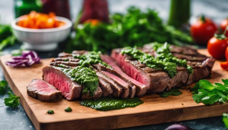 Sous Vide Flank Steak With Chimichurri Sauce for Family Dinners