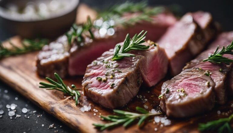 Sous Vide Lamb Loin With Rosemary Essence