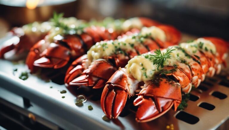 Sous Vide Grilled Lobster Tails With Garlic Butter