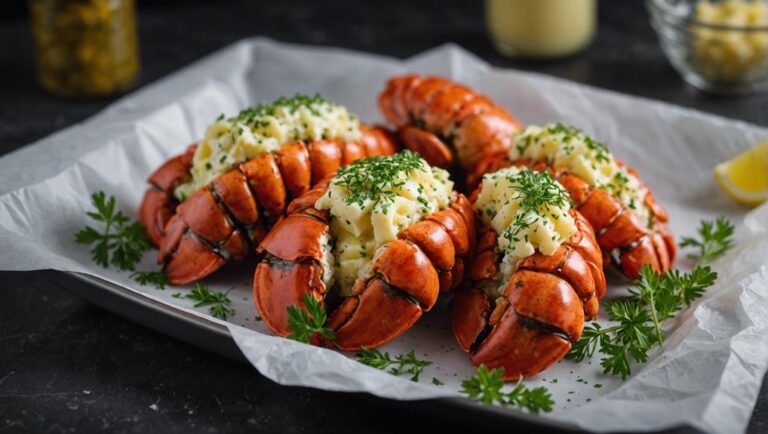 Sous Vide Lobster Tails With Herb Butter