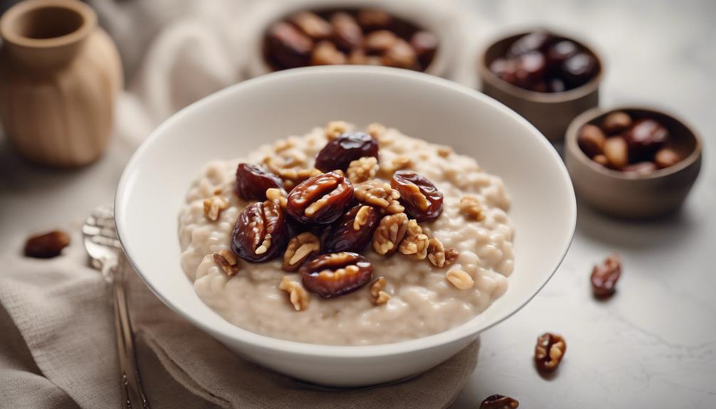 gourmet oatmeal with figs