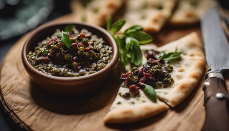 Sous Vide Olive Tapenade With Homemade Flatbread