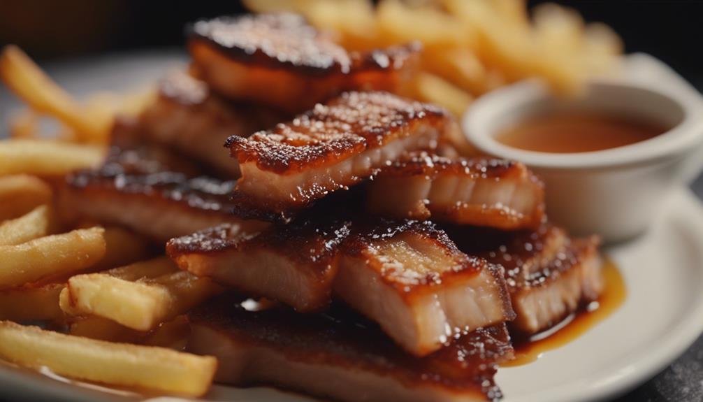 gourmet pork belly fries