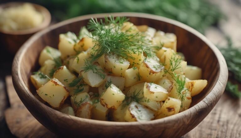 Sous Vide Crispy Potato Salad With Dill