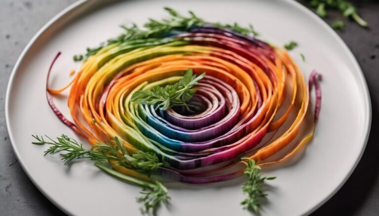 Sous Vide Rainbow Carrot Ribbon Salad