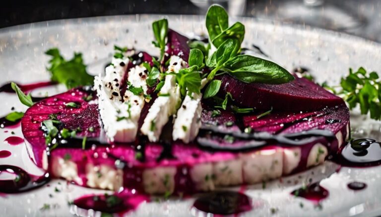 Sous Vide Beetroot and Goat Cheese Salad