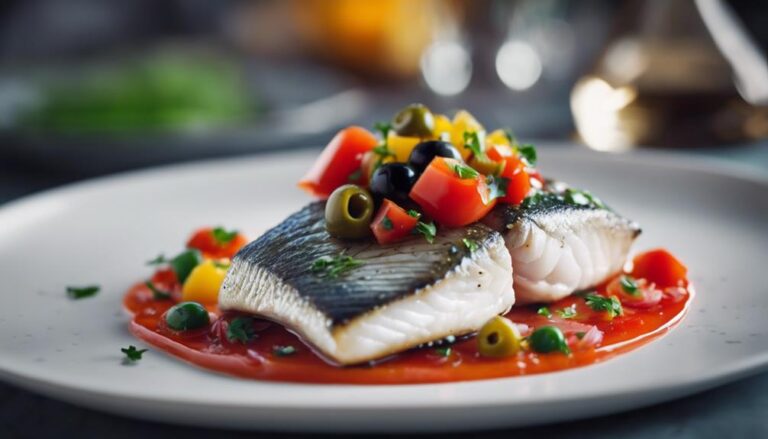 Sous Vide Sea Bass With Mediterranean Salsa