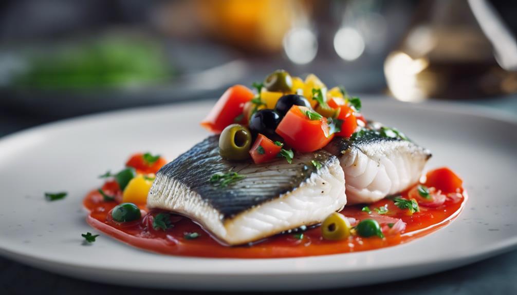 gourmet sea bass recipe