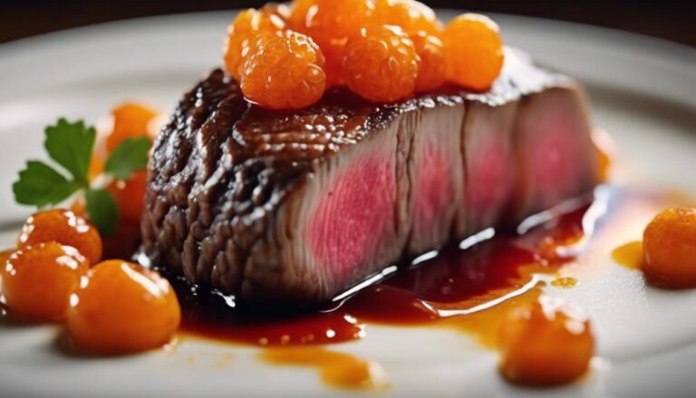 Sous Vide Seal Loin With Cloudberry Reduction