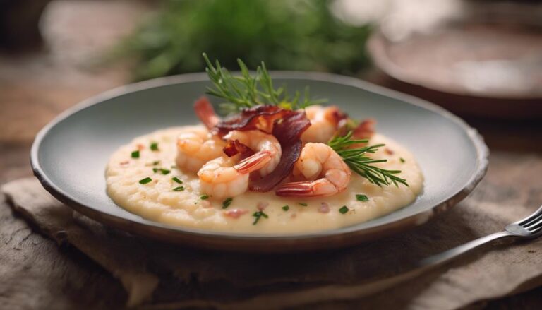 Sous Vide Shrimp and Grits for a Southern Breakfast