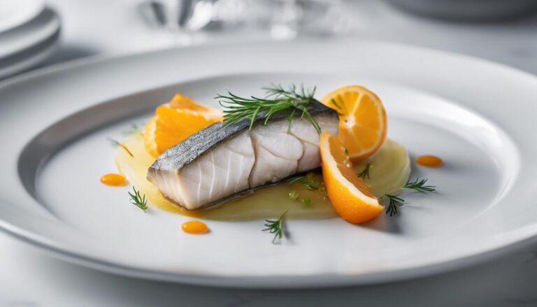 Sous Vide Seabass With Fennel and Orange