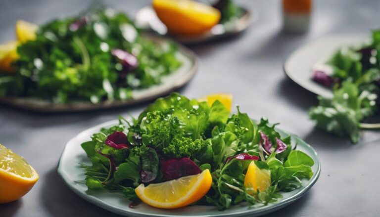 Sous Vide Mixed Greens With Citrus Vinaigrette