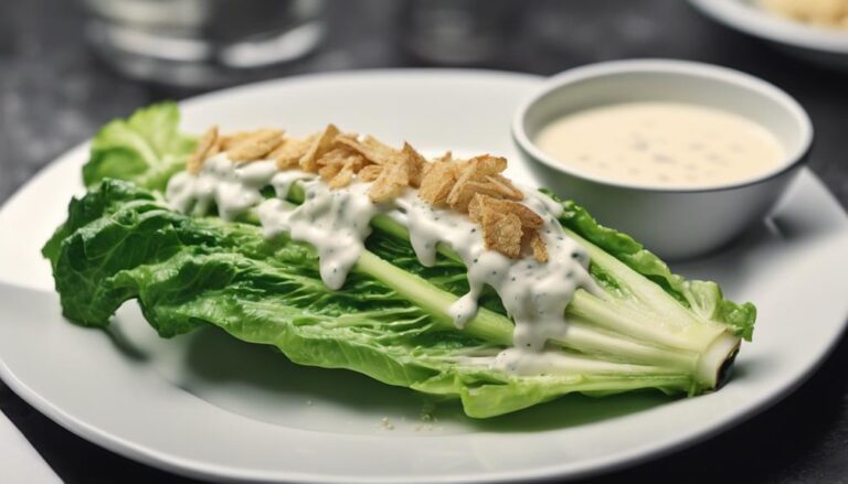 Sous Vide Caesar Salad With Parmesan Crisps