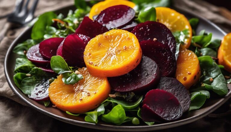 Sous Vide Roasted Beet and Orange Salad