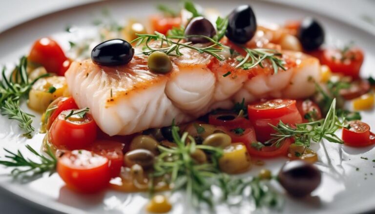 Sous Vide Cod With Tomato and Olive Tapenade