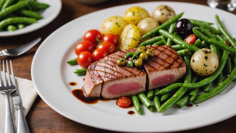 Sous Vide Tuna Nicoise With Light Vinaigrette