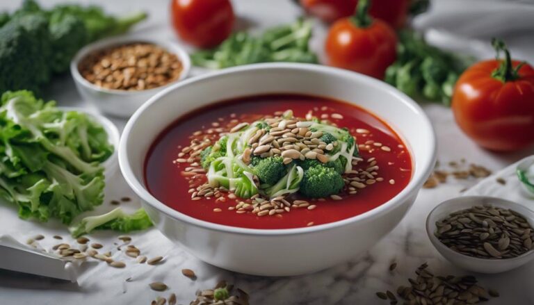 Sous Vide Broccoli Slaw With Sunflower Seeds","Sous Vide Tomato Basil Soup