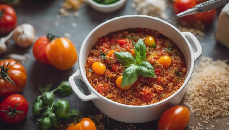 Organic Quinoa and Heirloom Tomato Stew Sous Vide