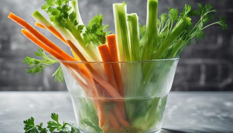 Sous Vide Pickled Celery and Carrot Sticks