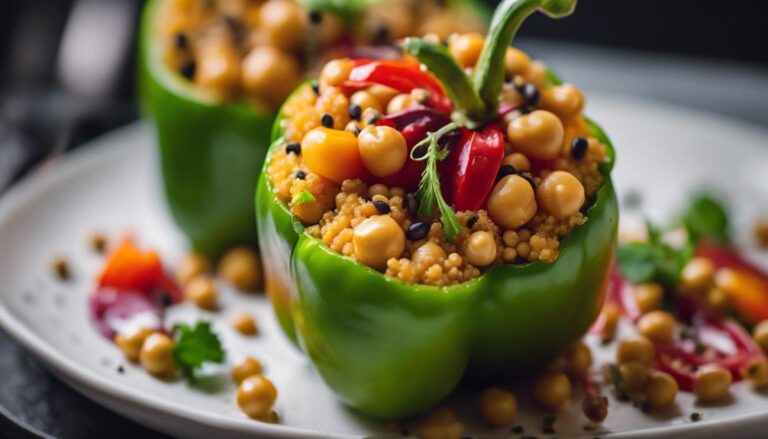 Sous Vide Stuffed Peppers With Quinoa and Chickpeas