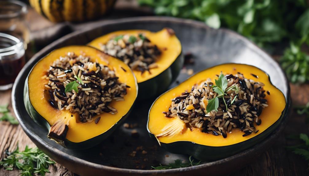 gourmet stuffed squash recipe