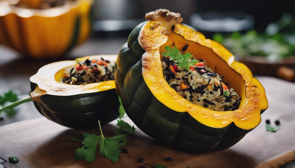 gourmet stuffed squash recipe