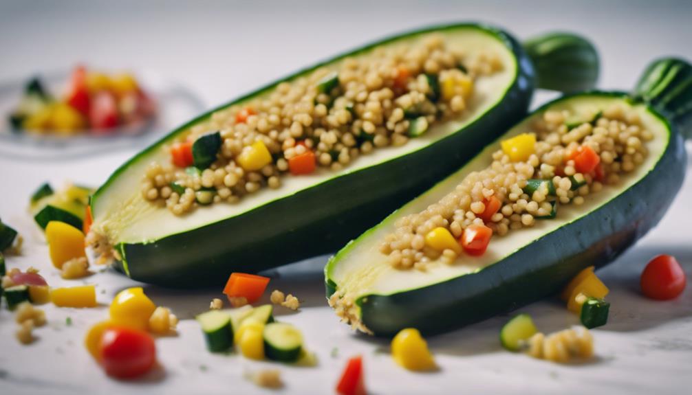 gourmet stuffed zucchini recipe