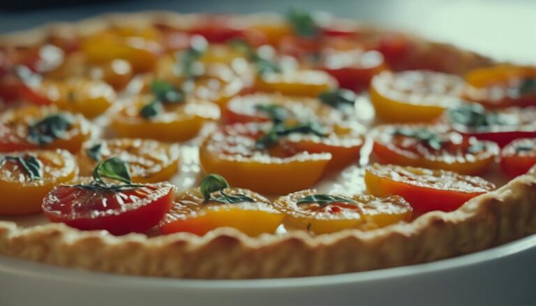 Sous Vide Heirloom Tomato Tart