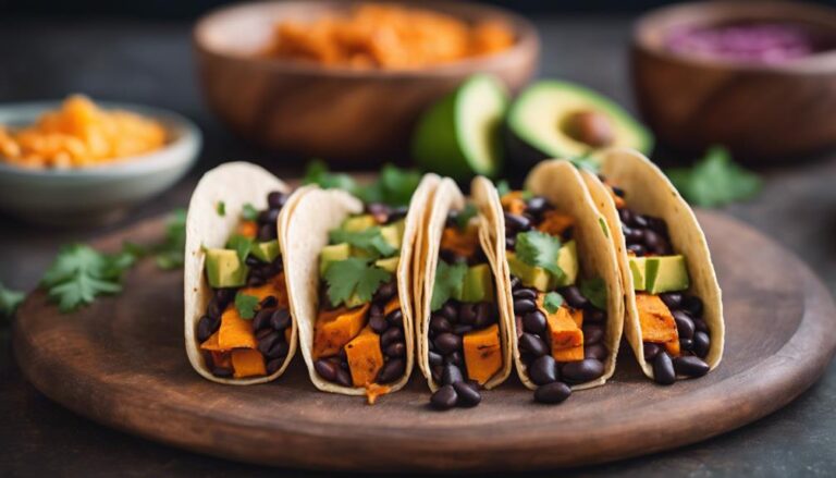 Sous Vide Sweet Potato and Black Bean Tacos With Whole Wheat Tortillas