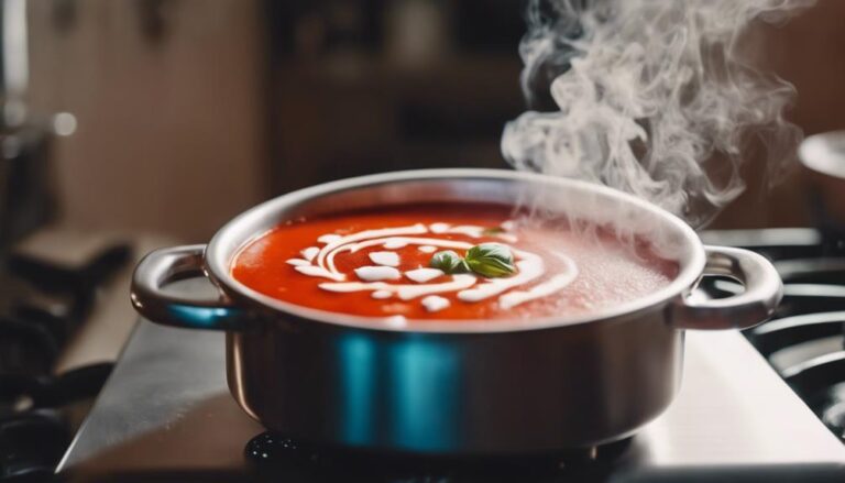 Sous Vide Tomato Basil Soup With Coconut Cream