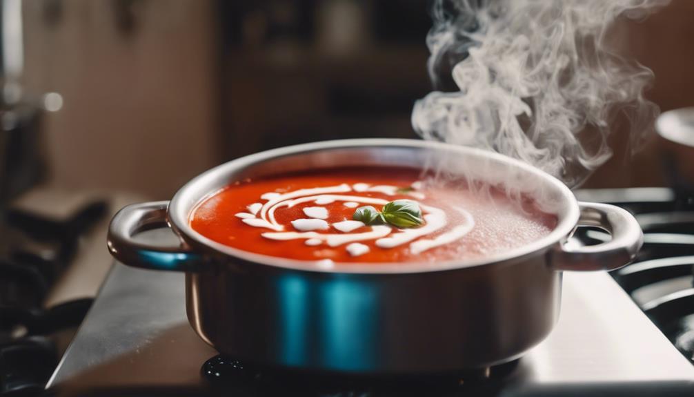 gourmet tomato basil soup