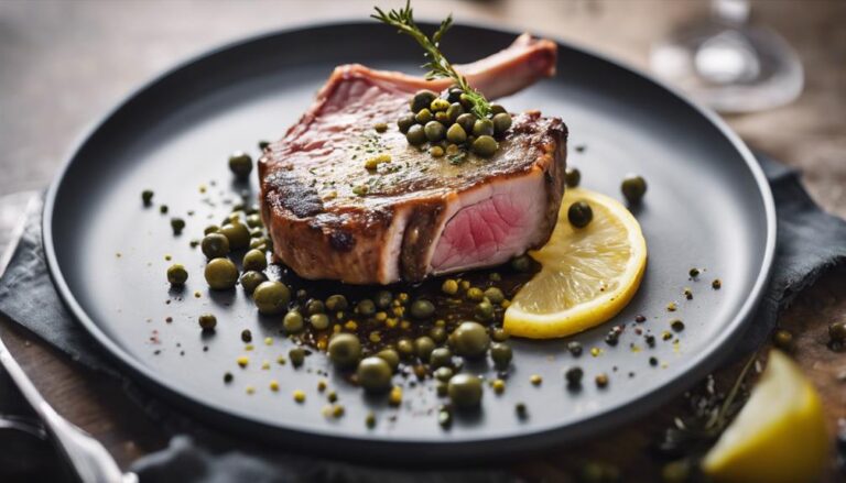 Sous Vide Veal Chops With Capers and Lemon