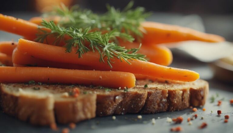 Sous Vide Carrot Lox on Crispbread