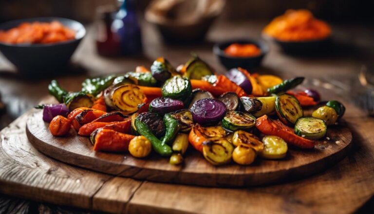 Sous Vide Grilled Vegetable Platter With Romesco Sauce