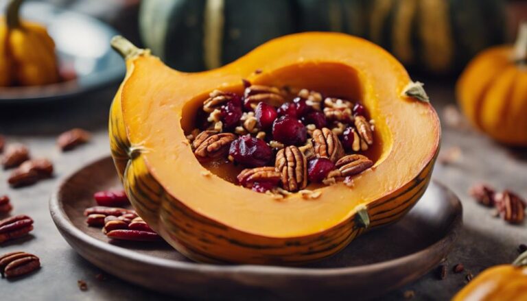 Sous Vide Winter Squash With Cranberries and Pecans