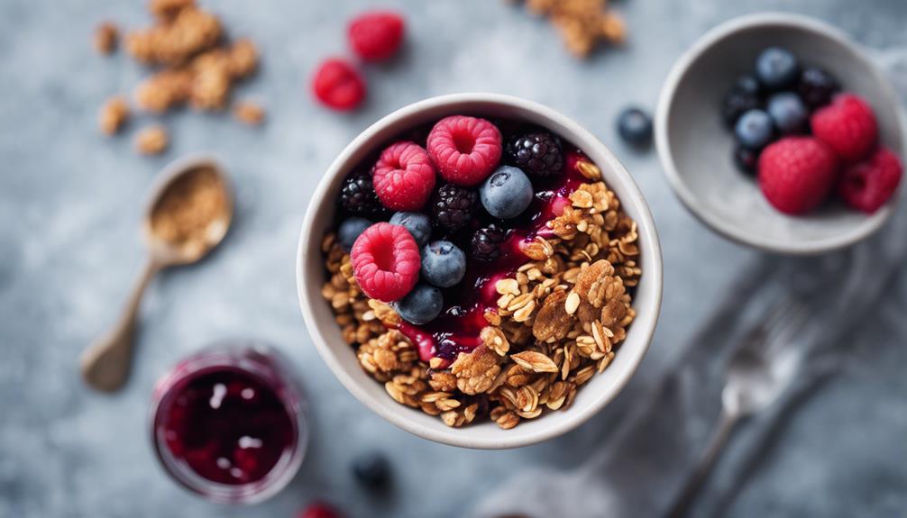 granola s essential nutritional components