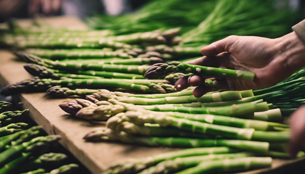 great harvest of asparagus