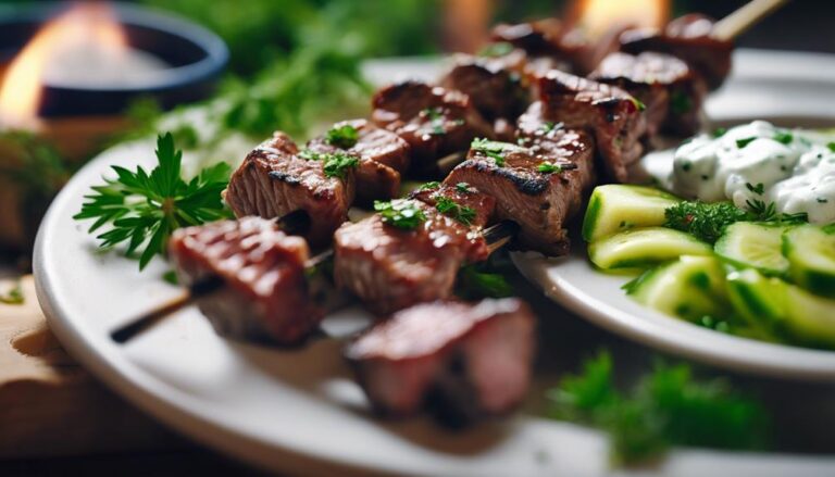 Sous Vide Greek-style Beef Skewers