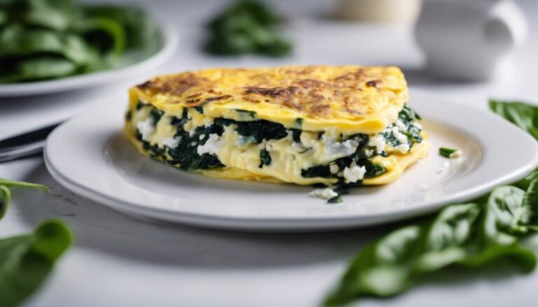 Sous Vide Greek Omelette With Feta and Spinach