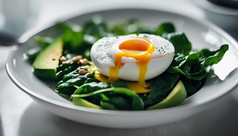 Sous Vide Spinach and Avocado Breakfast Bowl