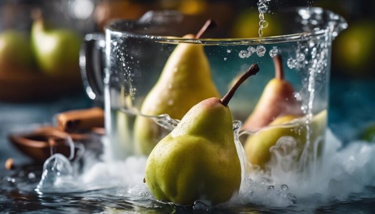 Ginger-Infused Sous Vide Pears for Digestive Health