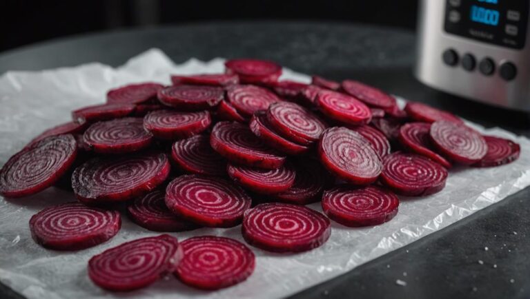 Low-Calorie Sous Vide Beet Chips