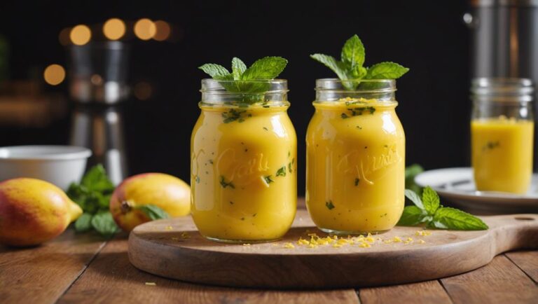 Low-Calorie Sous Vide Mango Pudding