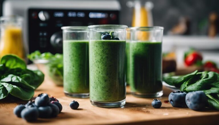 Sous Vide Spinach and Blueberry Power Smoothie