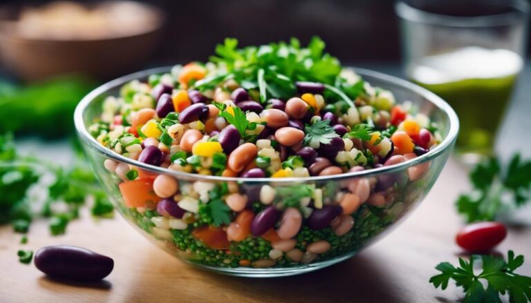 Sous Vide Quinoa Salad With Mixed Beans and Herbs