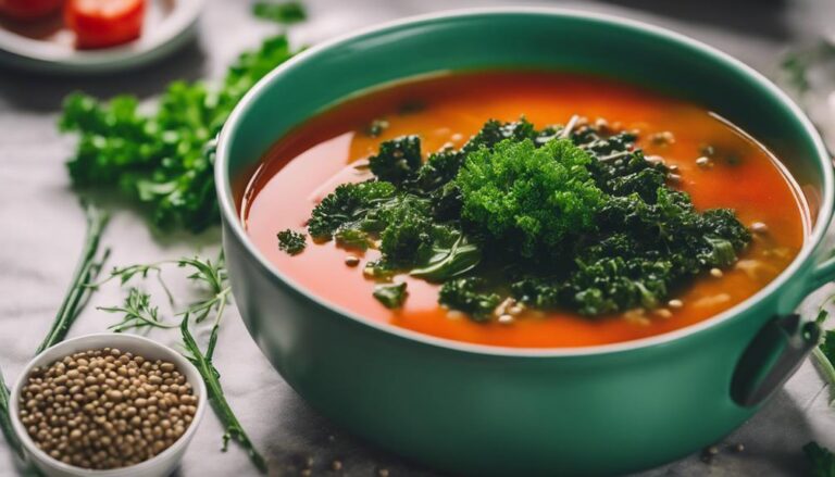 Sous Vide Lentil Soup With Kale and Tomatoes