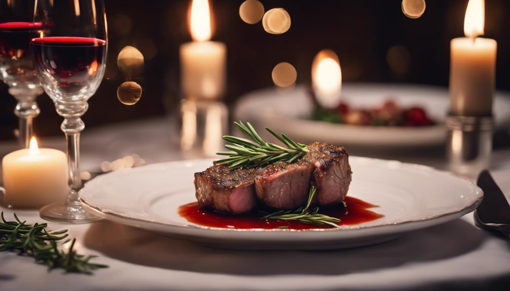 herb crusted lamb sous vide